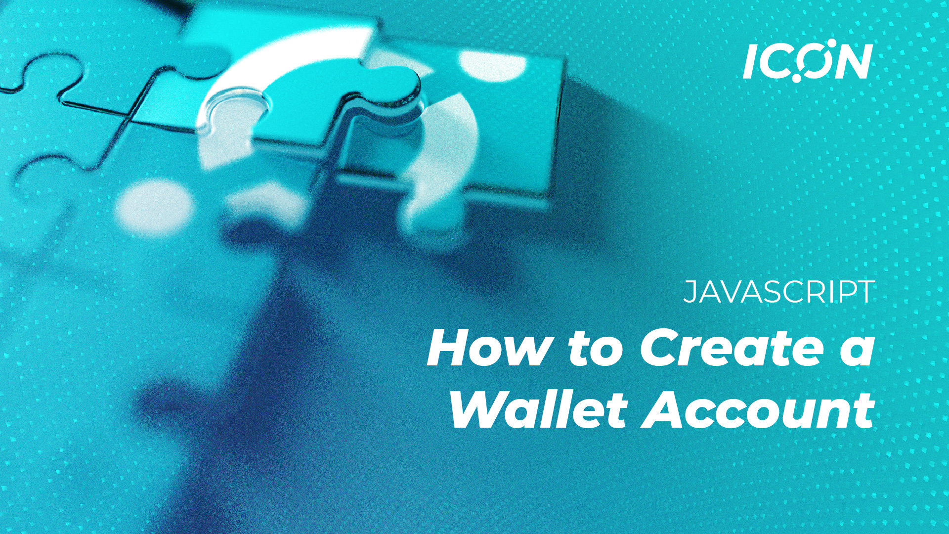 Learn how to create a wallet account on the ICON Blockchain